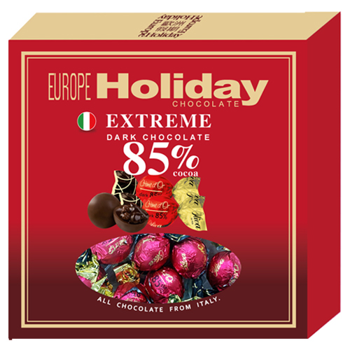 歐洲假期-85%可可夾心黑巧克力禮盒-500