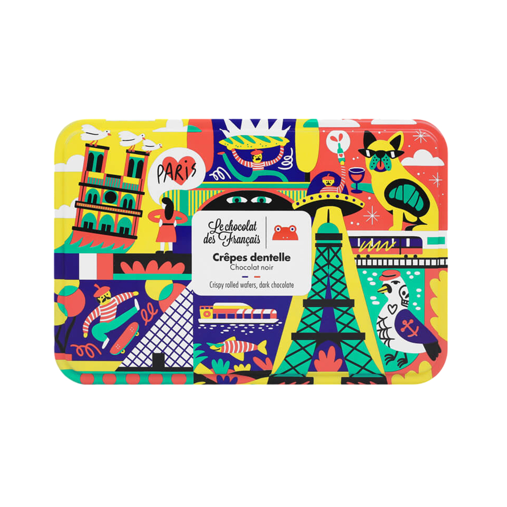 法國巴黎藝術-牛奶巧克力脆餅