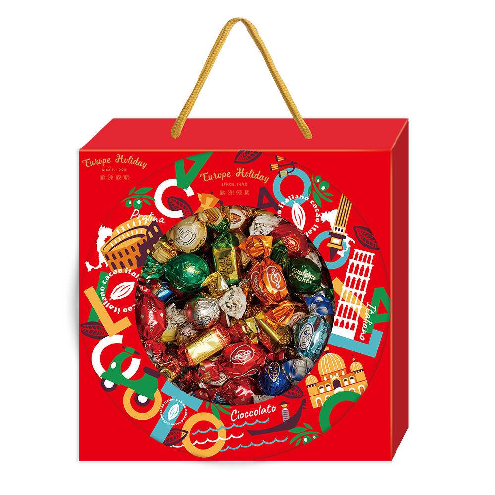 歐洲假期_圓形鐵盒