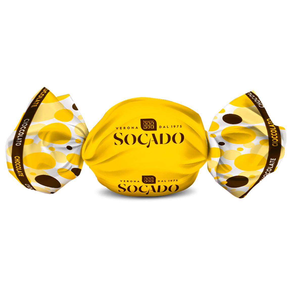 索卡多巧克力-椒鹽風味脆餅牛奶夾心(黃)