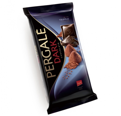 《佩格樂》可可夾心黑巧克力100g