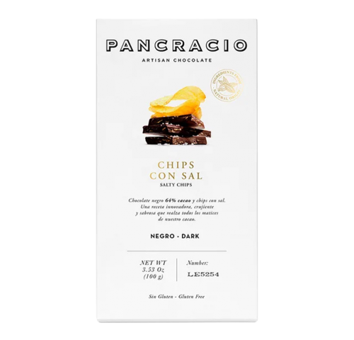 PANCRACIO脆餅夾心黑巧克力100g